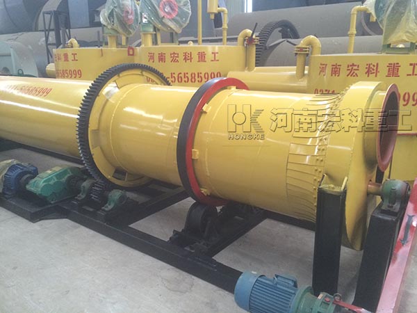  山東的客戶，您采購(gòu)的0.8x6m雞糞烘干機(jī)已發(fā)出